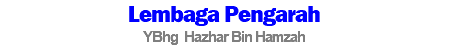 Lembaga Pengarah YBhg Hazhar Bin Hamzah